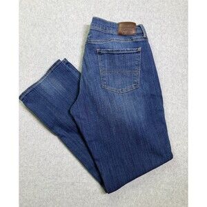 Lucky Brand Sweet Straight Jeans Women 12/31 Ankle Cheville Medium Wash